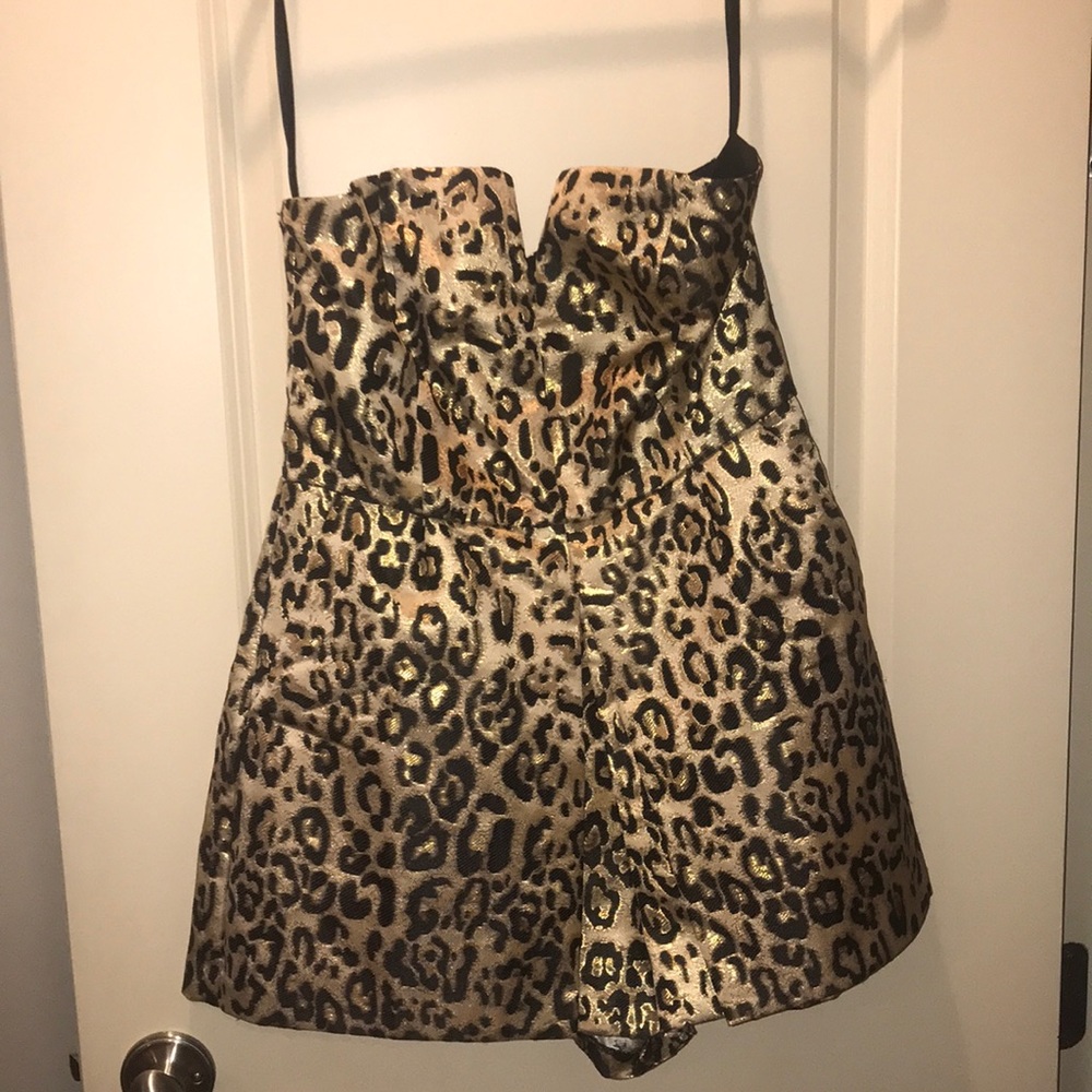 ark & co. Animal print romper